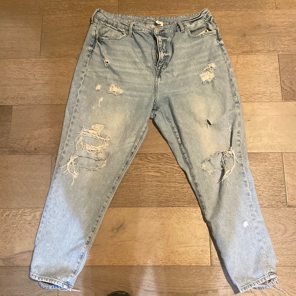 Blue Boyfriend Jeans from H&M